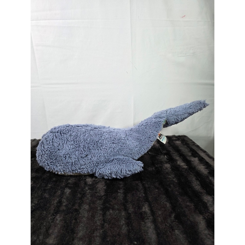 Jellycat London Wilbur Whale Plush Shaggy Corduroy Stuffed Animal 18 inch